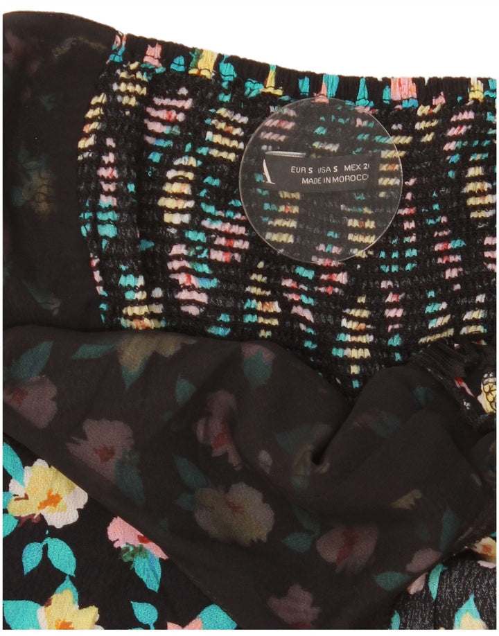 Costum pentru femei Zara UK 8 Small Black Floral