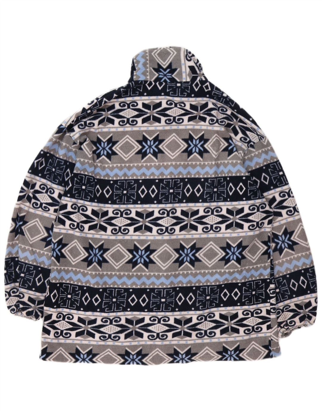 Jachetă din lână pentru bărbați VINTAGE UK 40, mare, gri Fair Isle