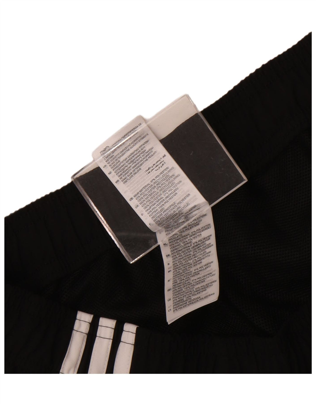 Pantaloni scurți sport pentru bărbați Adidas, mari, negru, poliester