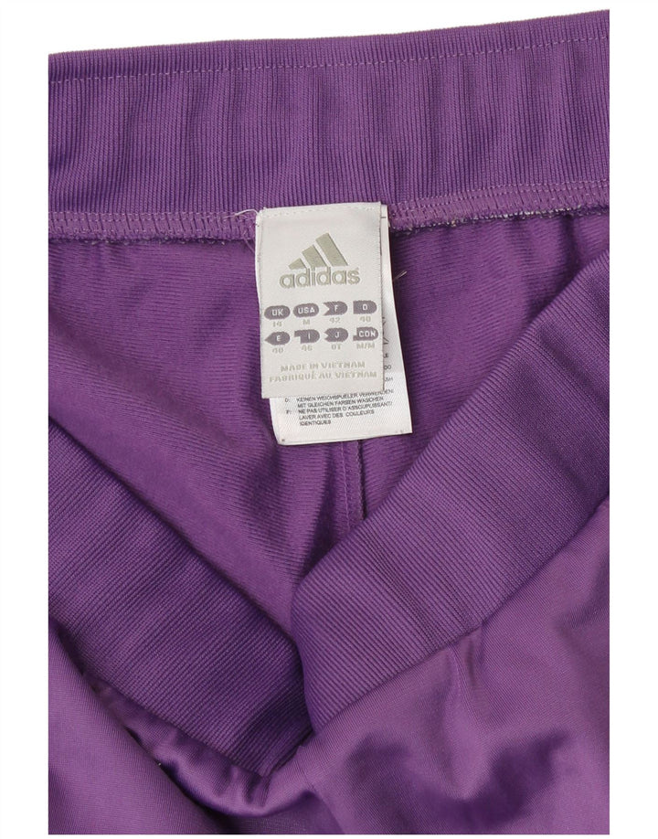 Pantaloni de trening Adidas pentru femei UK 14 Poliester violet mediu