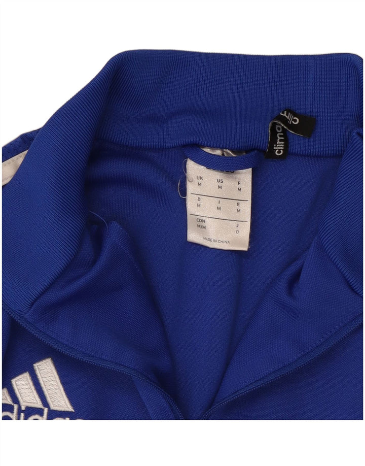 Trening pentru bărbați Climalite Pullover Top ADIDAS Medium Blue Colorblock
