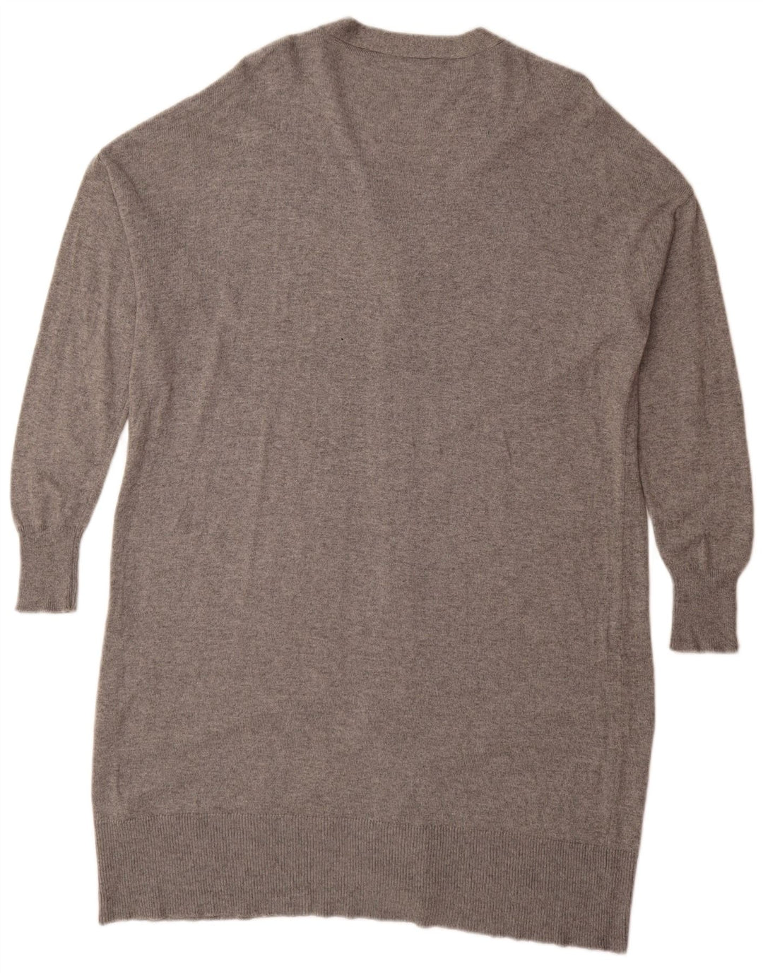 Pulover cardigan supradimensionat pentru femei Zara UK 14 Medium Gri Pete