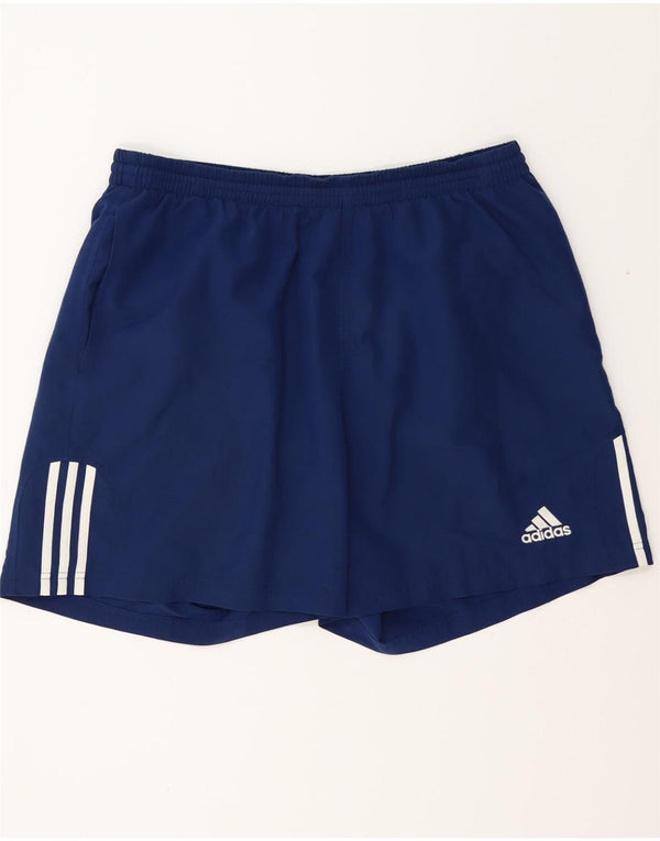 Pantaloni scurți sport pentru bărbați ADIDAS XL, poliester bleumarin