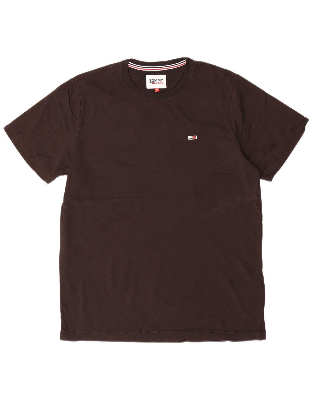 TOMMY HILFIGER Tricou Bărbați Top Mediu Negru Bumbac