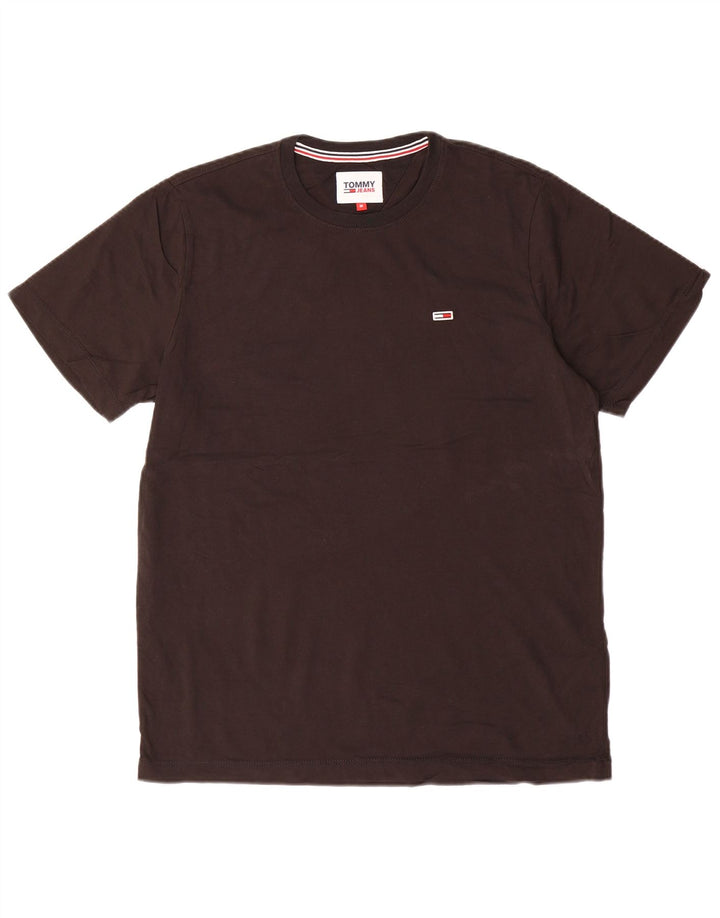 TOMMY HILFIGER Tricou Bărbați Top Mediu Negru Bumbac