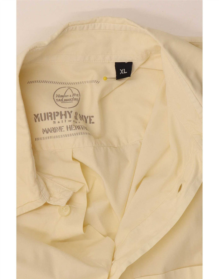 Cămașă cu mânecă scurtă pentru bărbați Murphy & Nye XL Galben