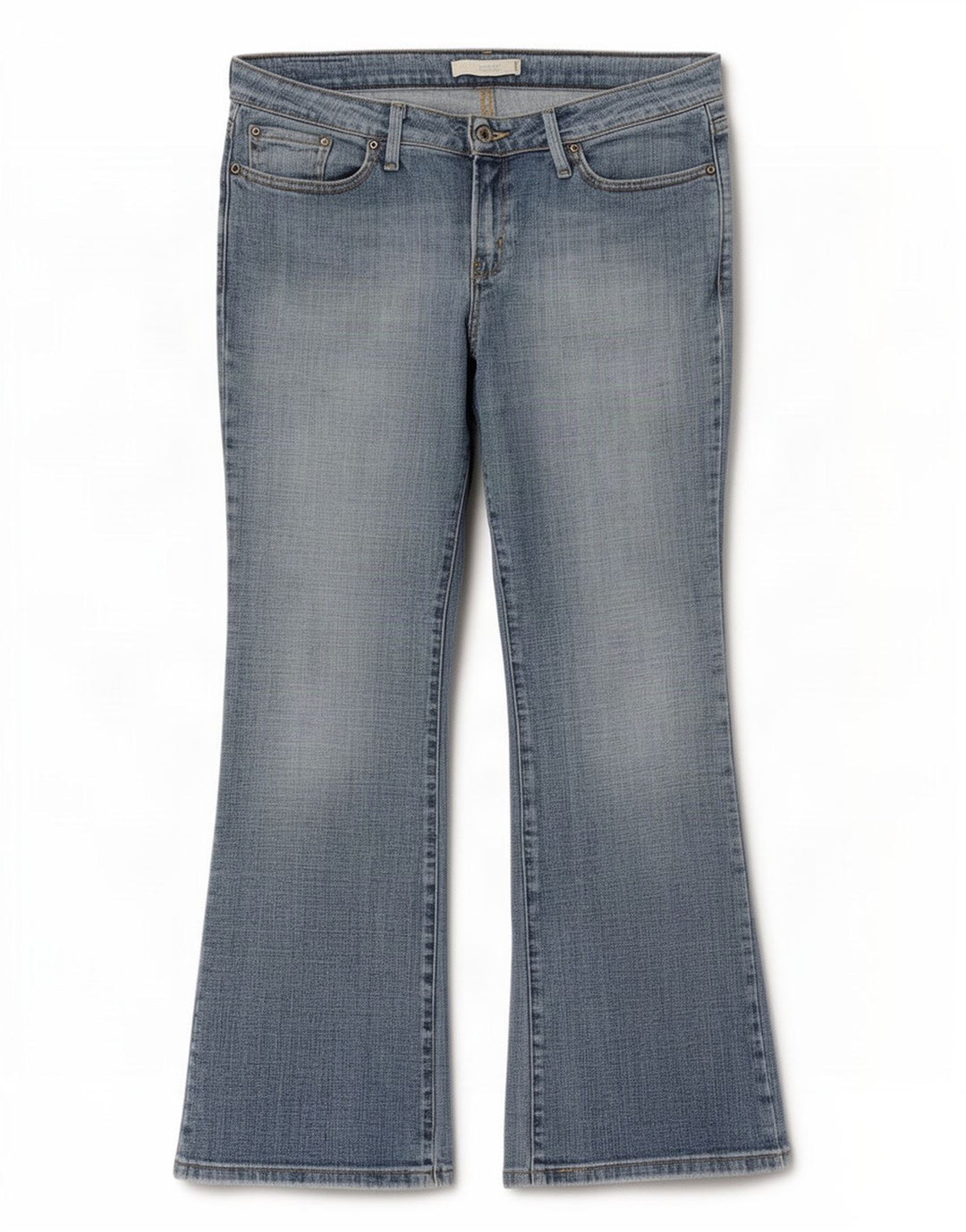 Blugi Levi's pentru femei 545 Low Bootcut US 10 Large W34 L30 Blue Bumbac