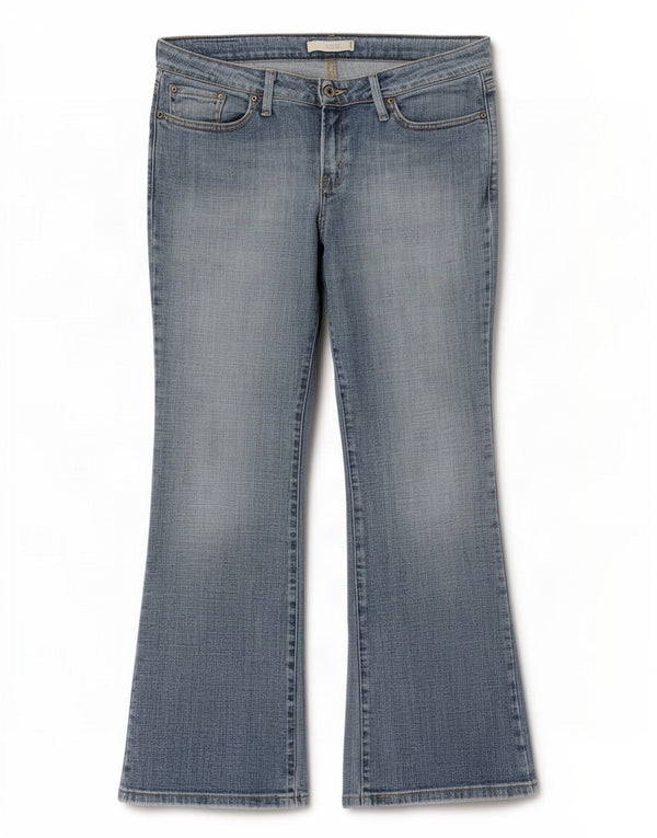 Blugi Levi's pentru femei 545 Low Bootcut US 10 Large W34 L30 Blue Bumbac