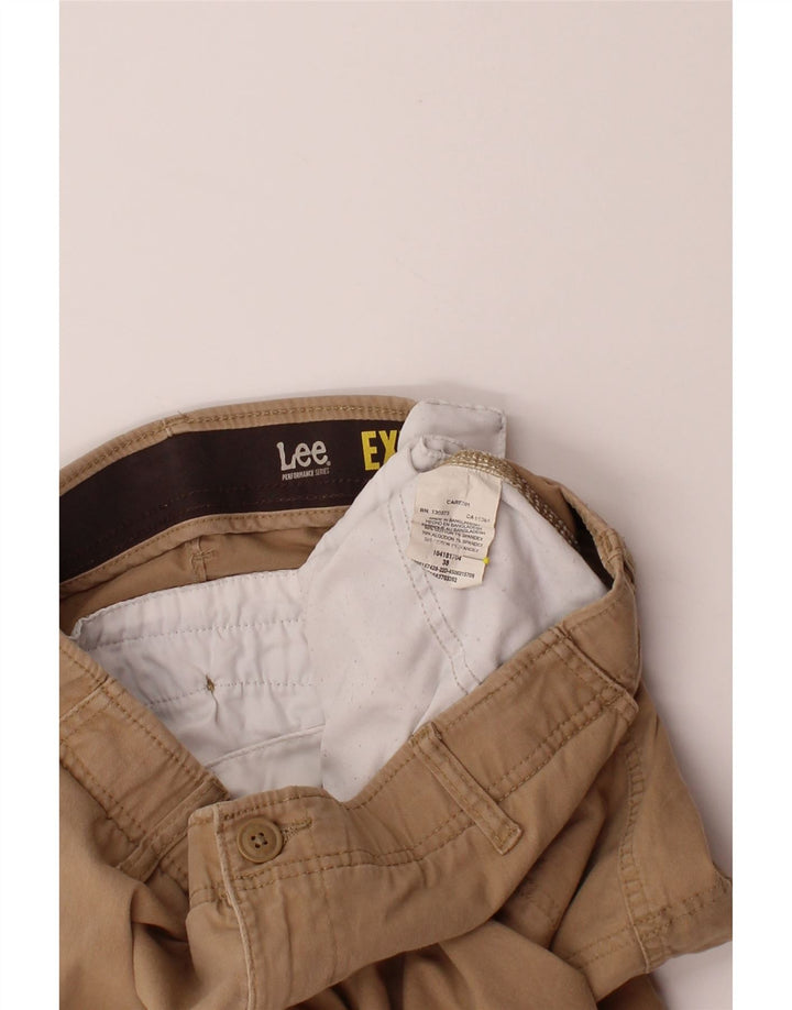 LEE Mens Cargo Shorts W38 XL Beige Cotton Vintage Lee and Second-Hand Lee from Messina Hembry 