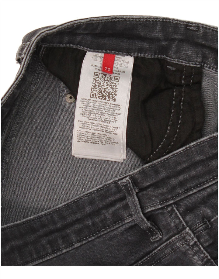 Blugi skinny pentru femei Guess W30 L30 bumbac gri