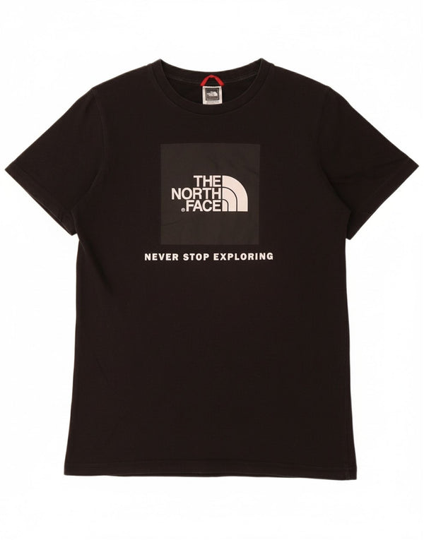 Tricou grafic pentru băieți THE NORTH FACE Top 14-15 ani XL bumbac negru