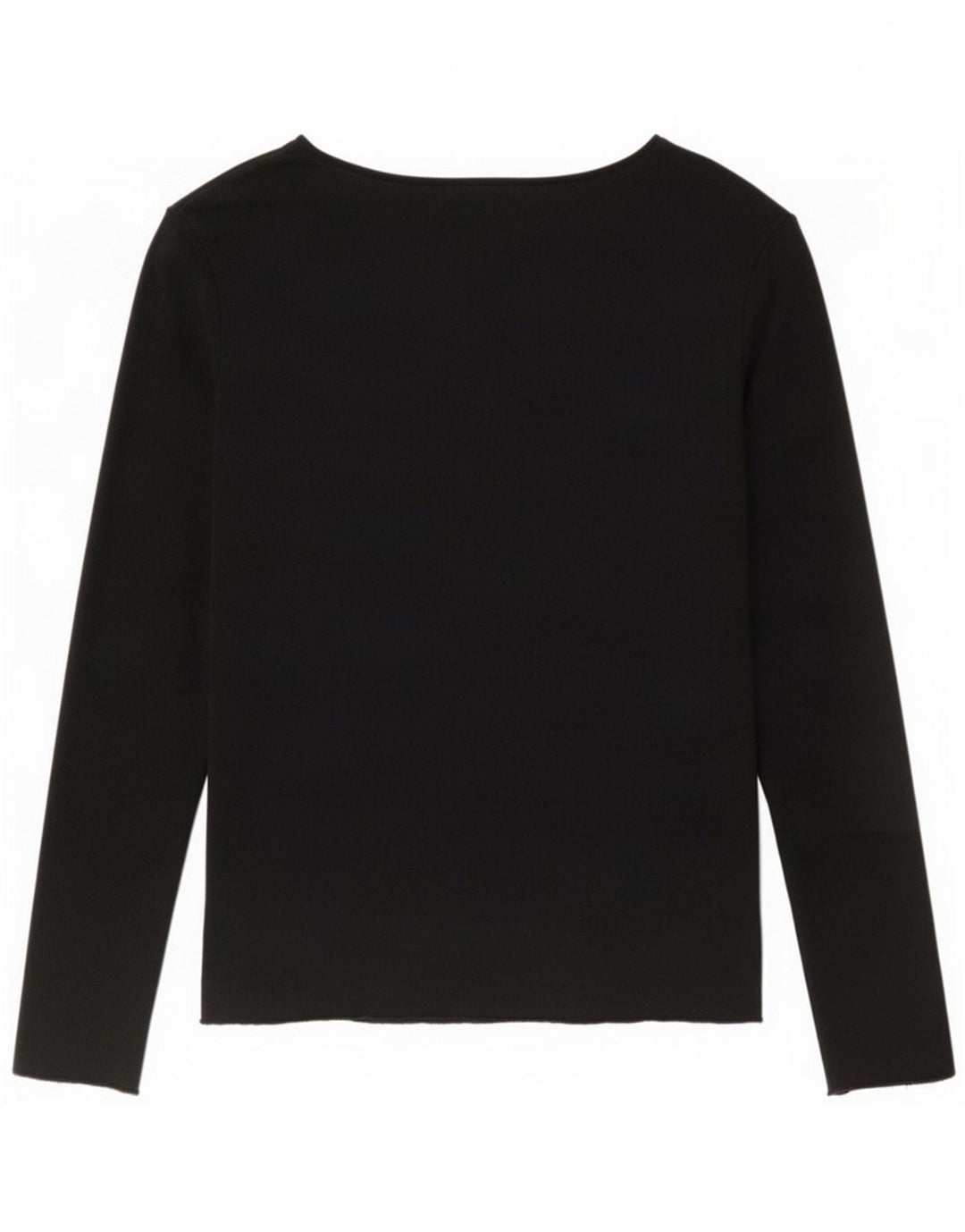 Zara Top pentru femei cu mânecă lungă UK 10 Small Black
