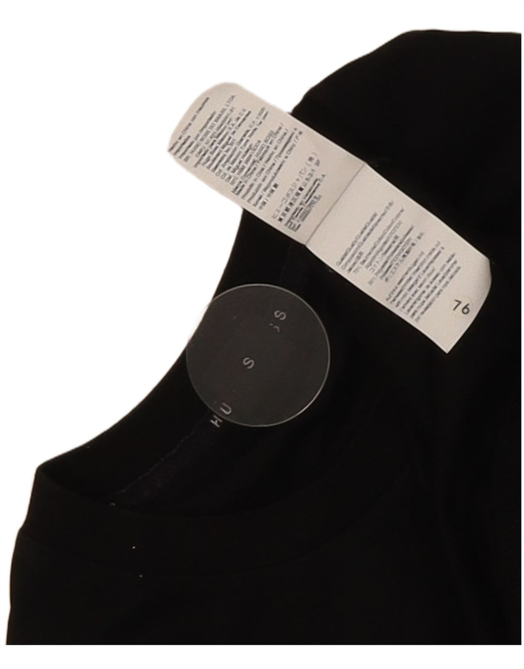 Hanorac grafic pentru bărbați Hugo Boss Pulover mic, negru, bumbac