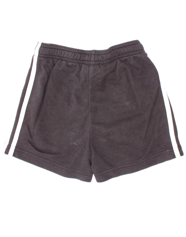 Pantaloni scurți sport pentru fete Adidas 9-10 ani, bumbac negru
