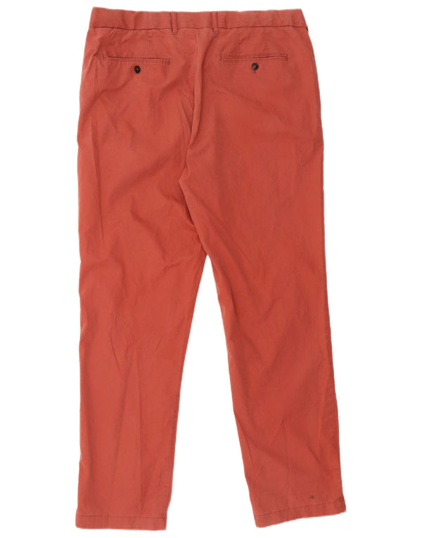 Pantaloni chino slim pentru bărbați Marks & Spencer L40 L33 bumbac roz