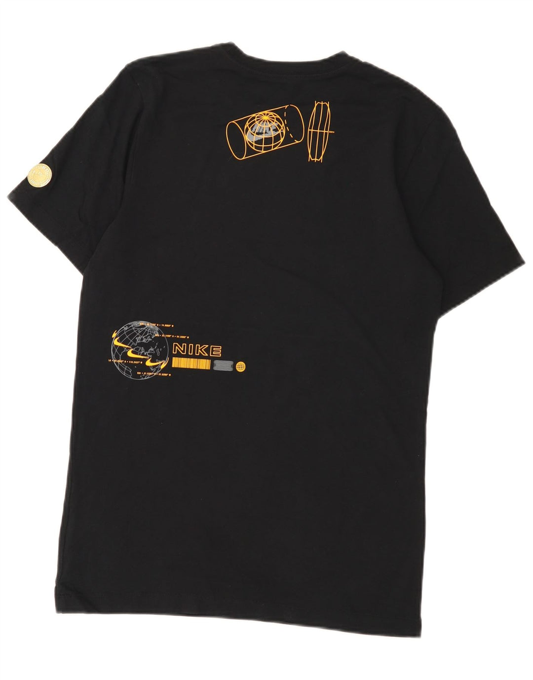 Tricou grafic Nike pentru bărbați Top mic, negru, bumbac
