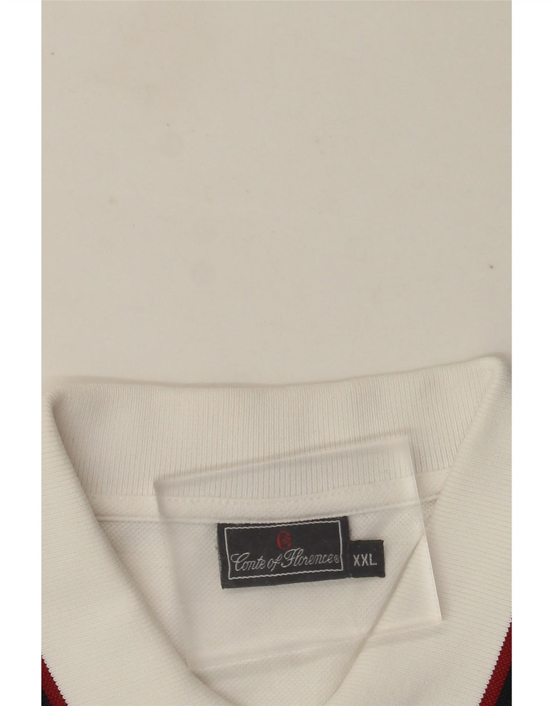 Tricou polo pentru bărbați Conte of Florence 2XL alb