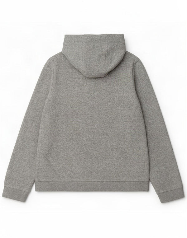 Nike Boys Standard Fit Zip Hoodie Sweater 13-14 Years XL Grey Cotton