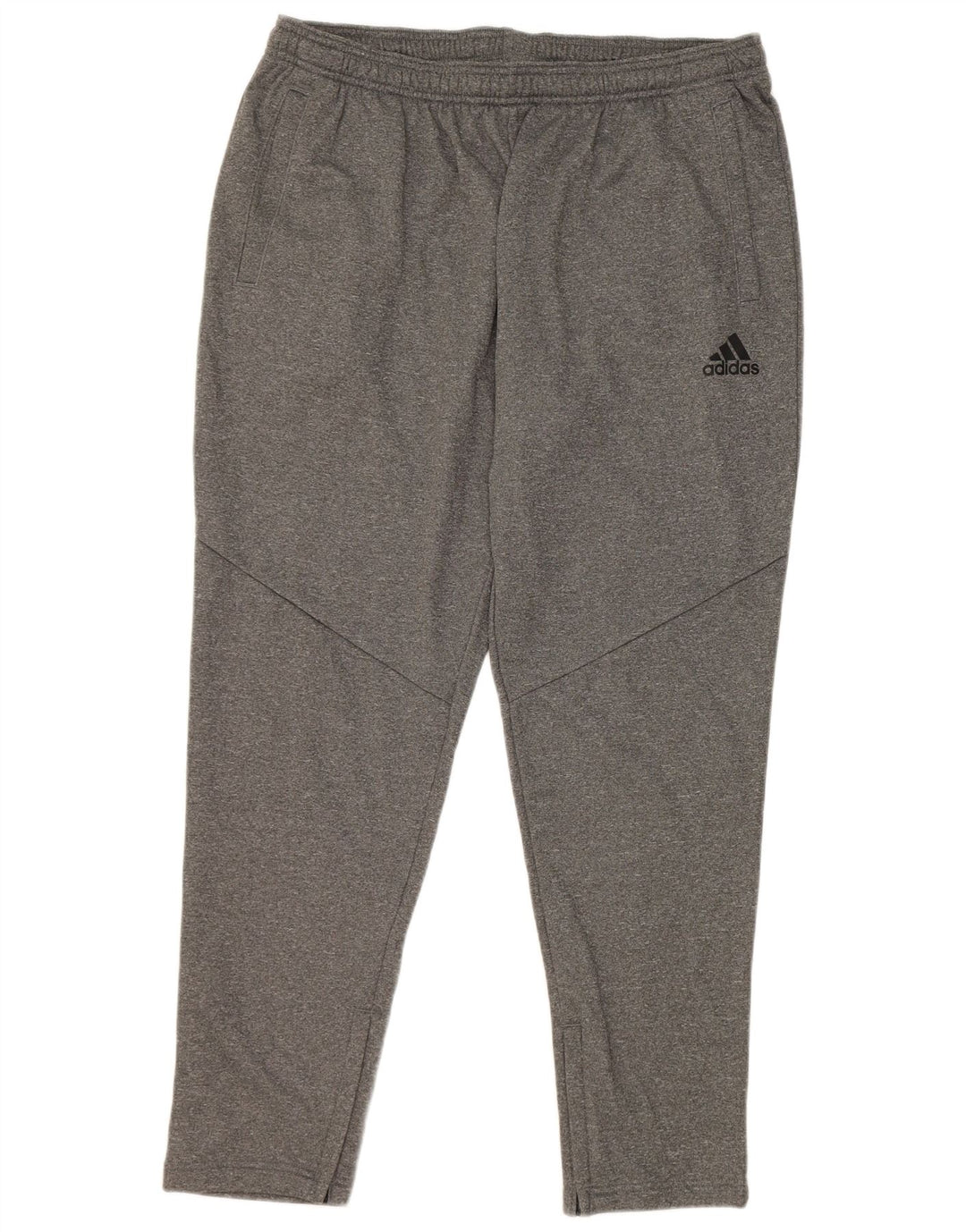 Pantaloni de trening Adidas pentru bărbați, XL, gri poliester cu pături