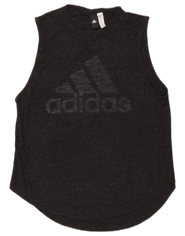 Vesta grafică Adidas pentru femei UK 12/14 Medium Black Flecked