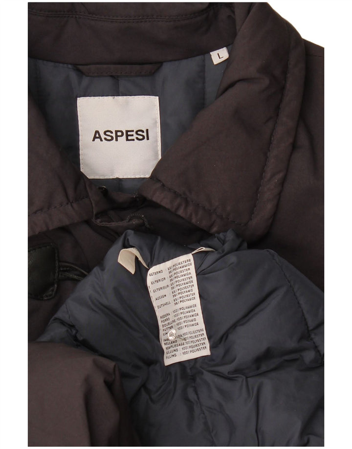 Aspesi Duffle Coat pentru femei UK 16 mare, poliester bleumarin