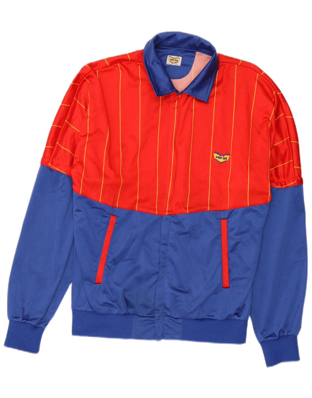 Jachetă de trening pentru bărbați POP 84, XL, roșu, bloc de culoare