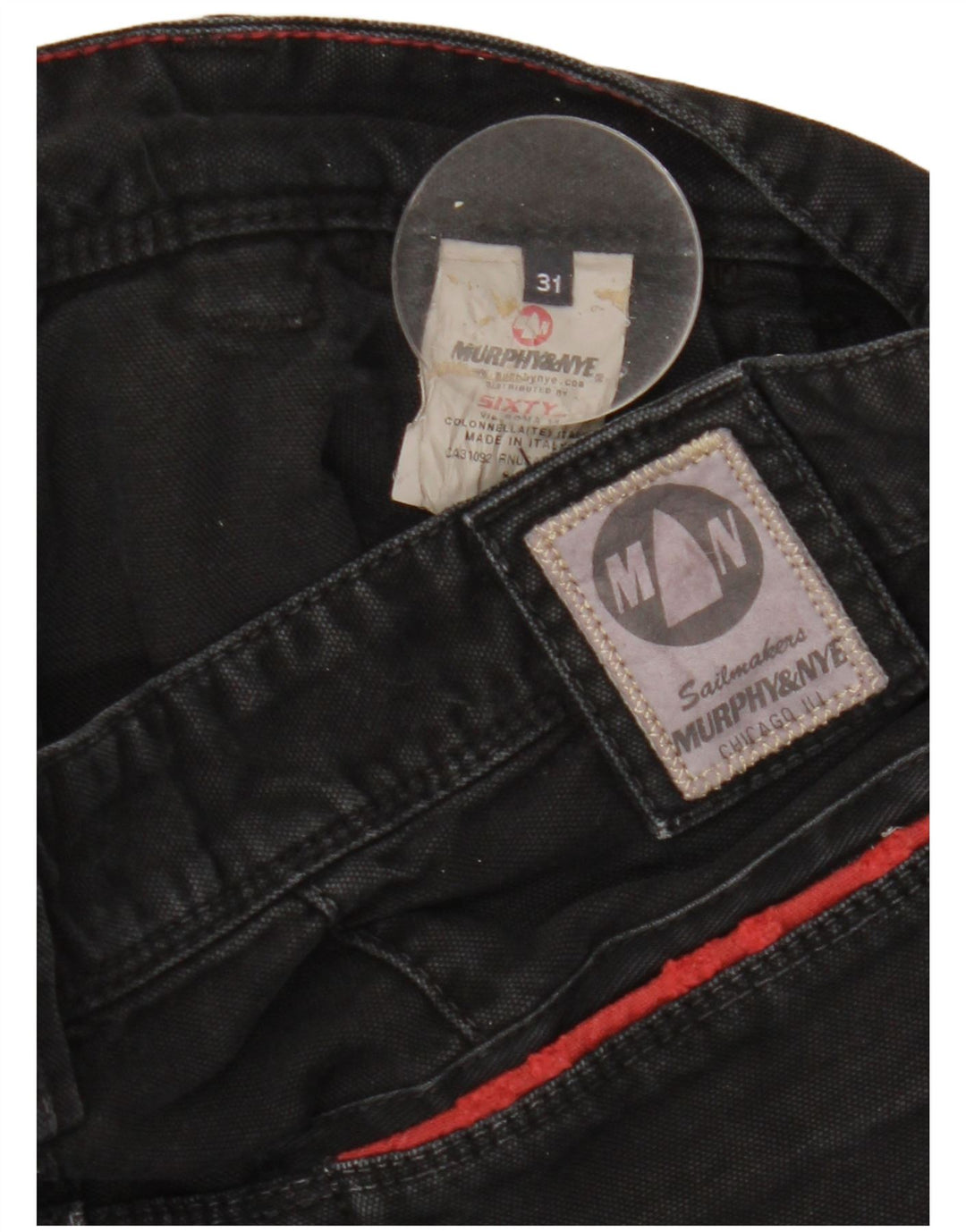 Blugi drepti pentru femei Murphy & Nye W31 L33 bumbac negru