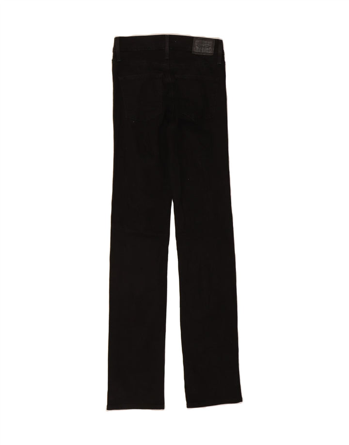 LEVI'S Womens Slimming Straight Jeans W26 L34 Black Cotton Vintage Levi's and Second-Hand Levi's from Messina Hembry 