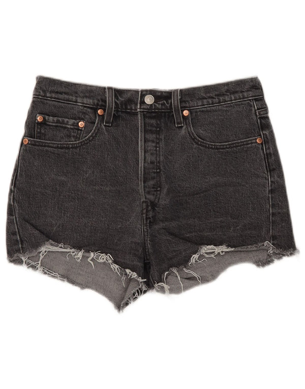 Pantaloni scurți Levi's 501 Denim W28 Medium Black Bumbac