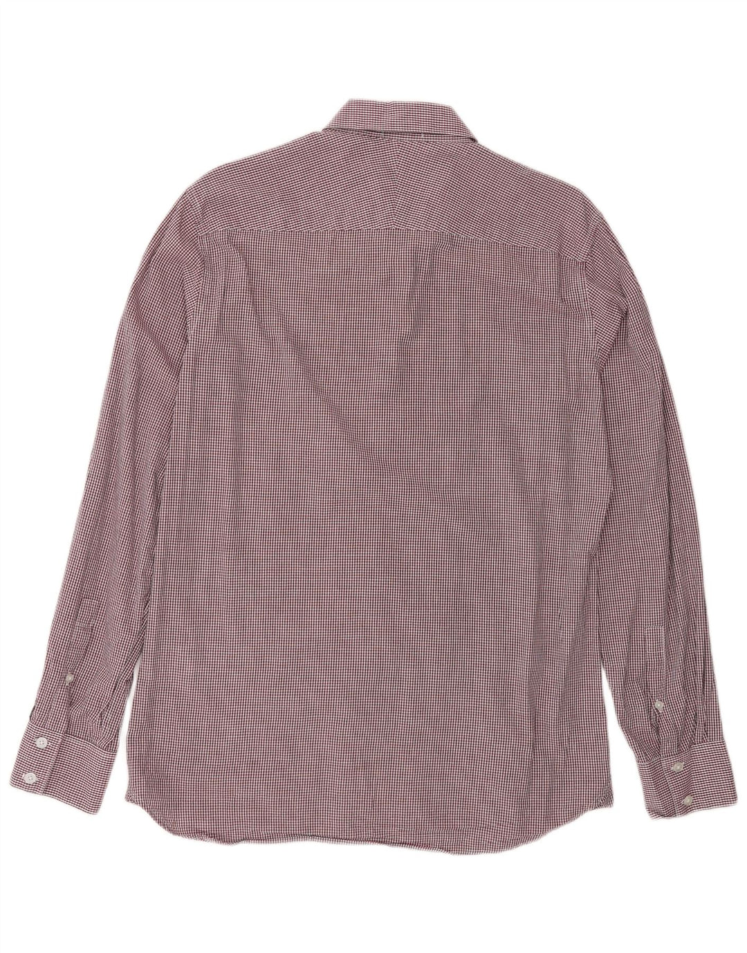 Cămașă pentru bărbați Dkny, bumbac vichy burgundy mediu