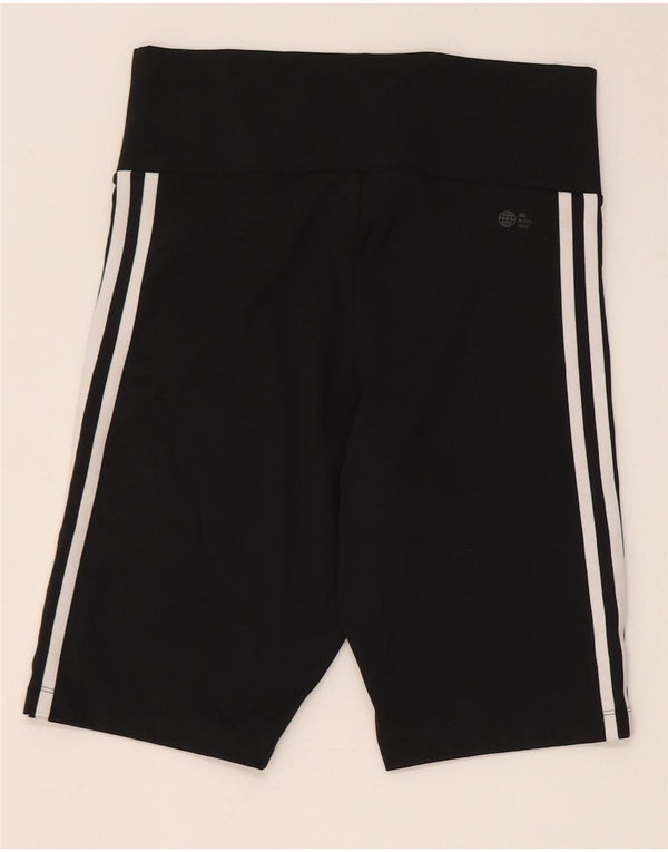 Pantaloni scurți sport adidas pentru femei UK 14, mari, negru, poliester