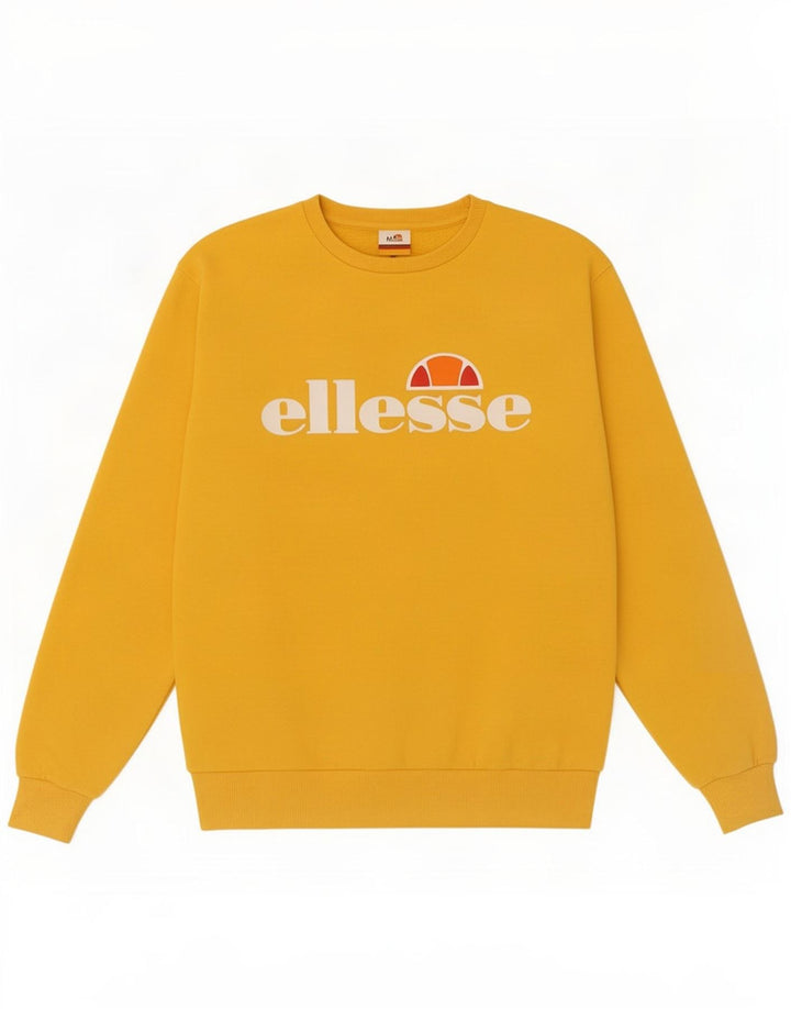 Pulover supradimensionat cu grafic pentru femei Ellesse UK 10 Mic Galben