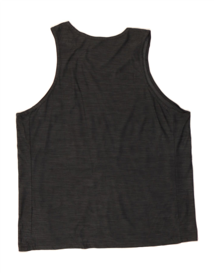 NIKE Womens Dri Fit Vest Top UK 16 Large Grey Polyester Vintage Nike and Second-Hand Nike from Messina Hembry 