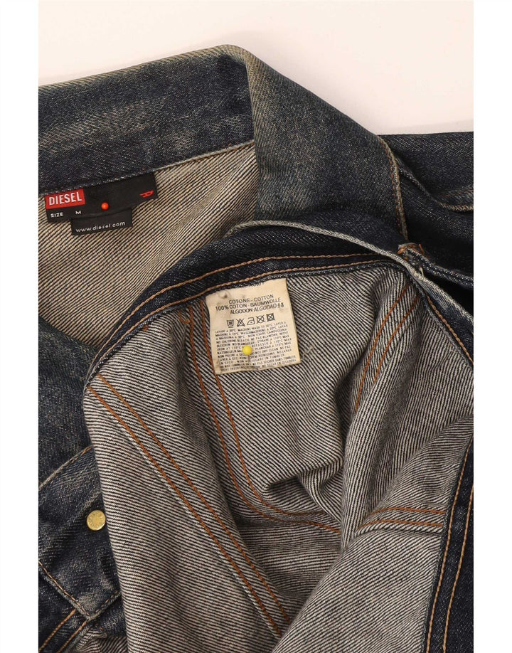 Jachetă de blugi pentru femei Diesel UK 14 Medium Bluemarin Bumbac