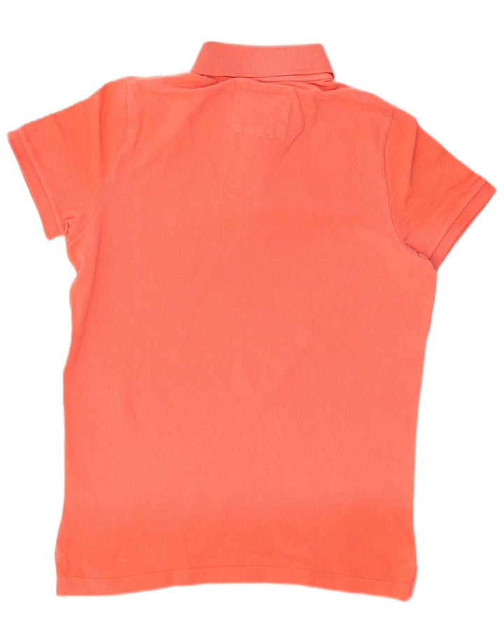 Cămașă polo HOLLISTER pentru bărbați, bumbac roșu mediu