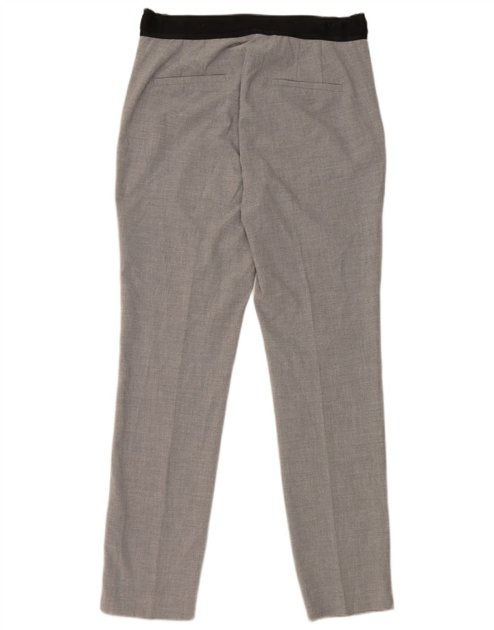 Pantaloni chino conici pentru femei Zara Mediu L30 L28 Poliester gri