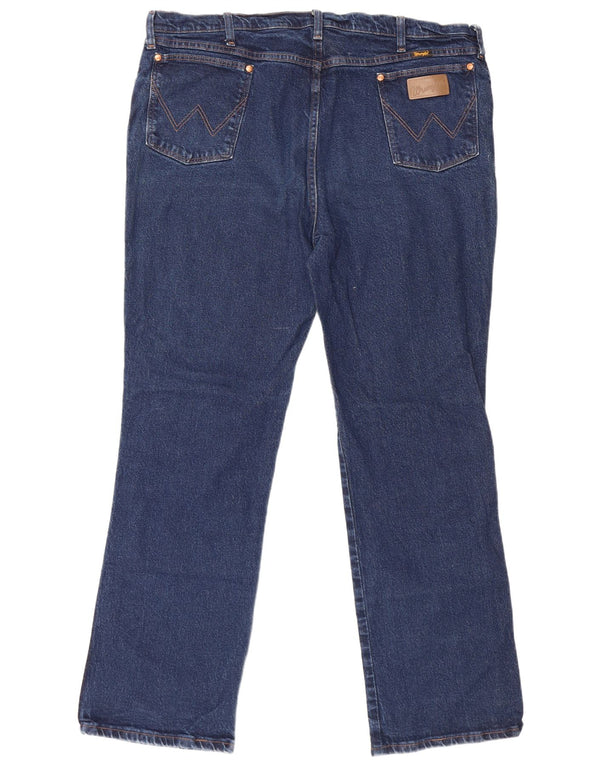 Blugi drepti pentru bărbați Wrangler W44 L32 bumbac bleumarin