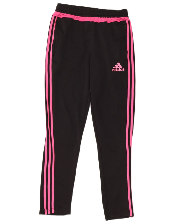 Pantaloni de trening Climacool ADIDAS pentru fete 13-14 ani poliester negru