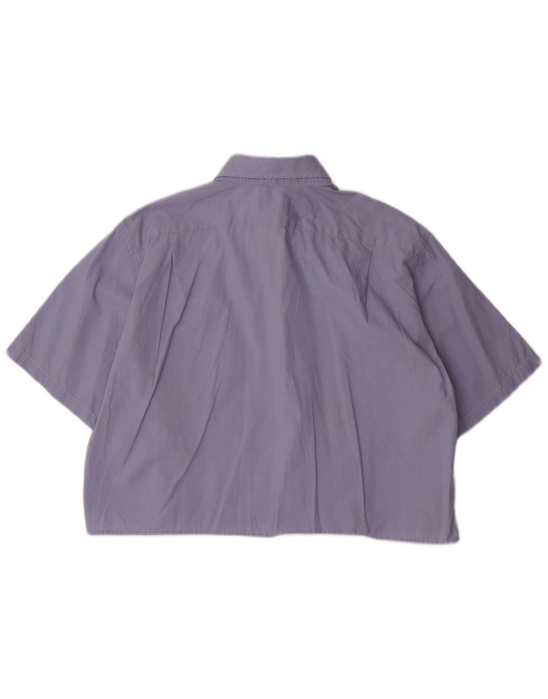 Cămașă cu mânecă scurtă supradimensionată pentru femei LACOSTE Mărimea 43 Mare Albastru