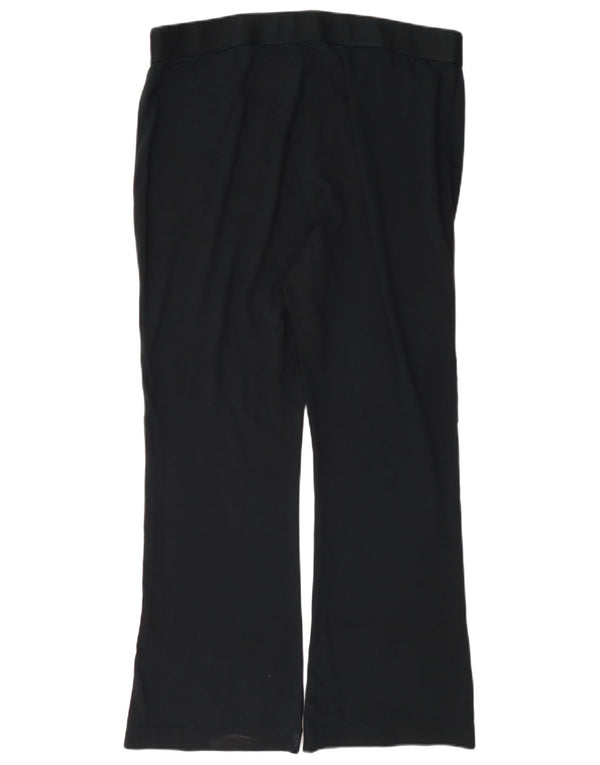 Marks & Spencer Pantaloni casual Bootcut pentru femei UK 16 Large W34 L28 Negru