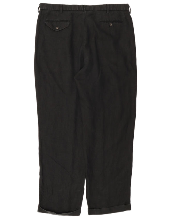 Pantaloni chino drepți Polo Ralph Lauren pentru bărbați L38 L32 in negru