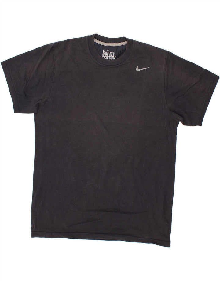 NIKE Mens Dri Fit T-Shirt Top UK 38/40 Medium Navy Blue Vintage Nike and Second-Hand Nike from Messina Hembry 
