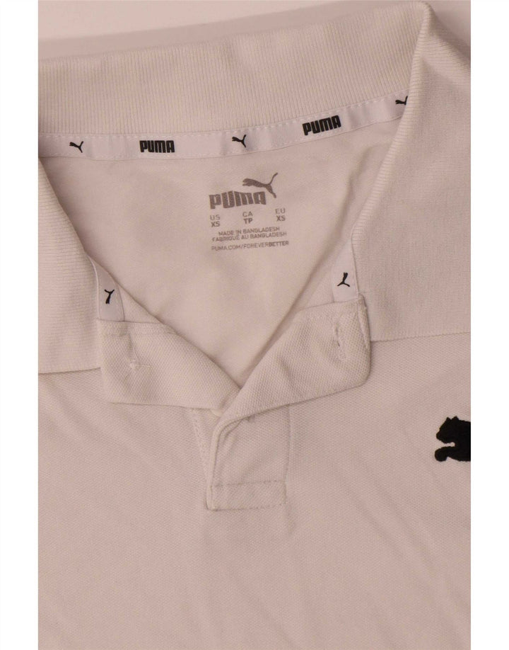 Tricou polo pentru bărbați Puma XS Bumbac alb