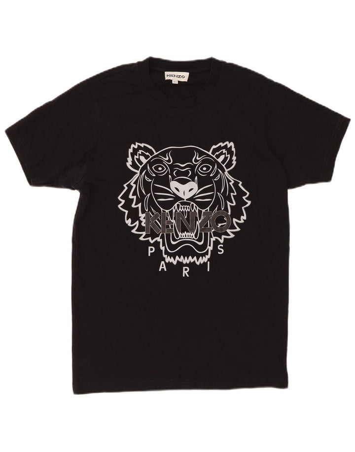 Tricou grafic Kenzo pentru bărbați Top XS bumbac negru