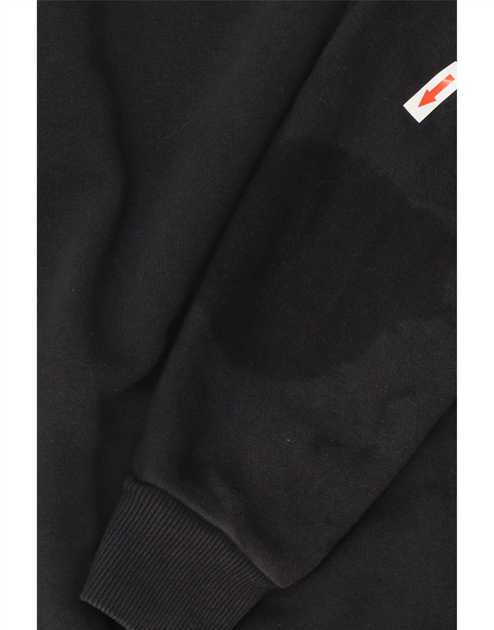 Jachetă de trening pentru bărbați ADIDAS Marea Britanie 42/44, bumbac color bloc negru mediu