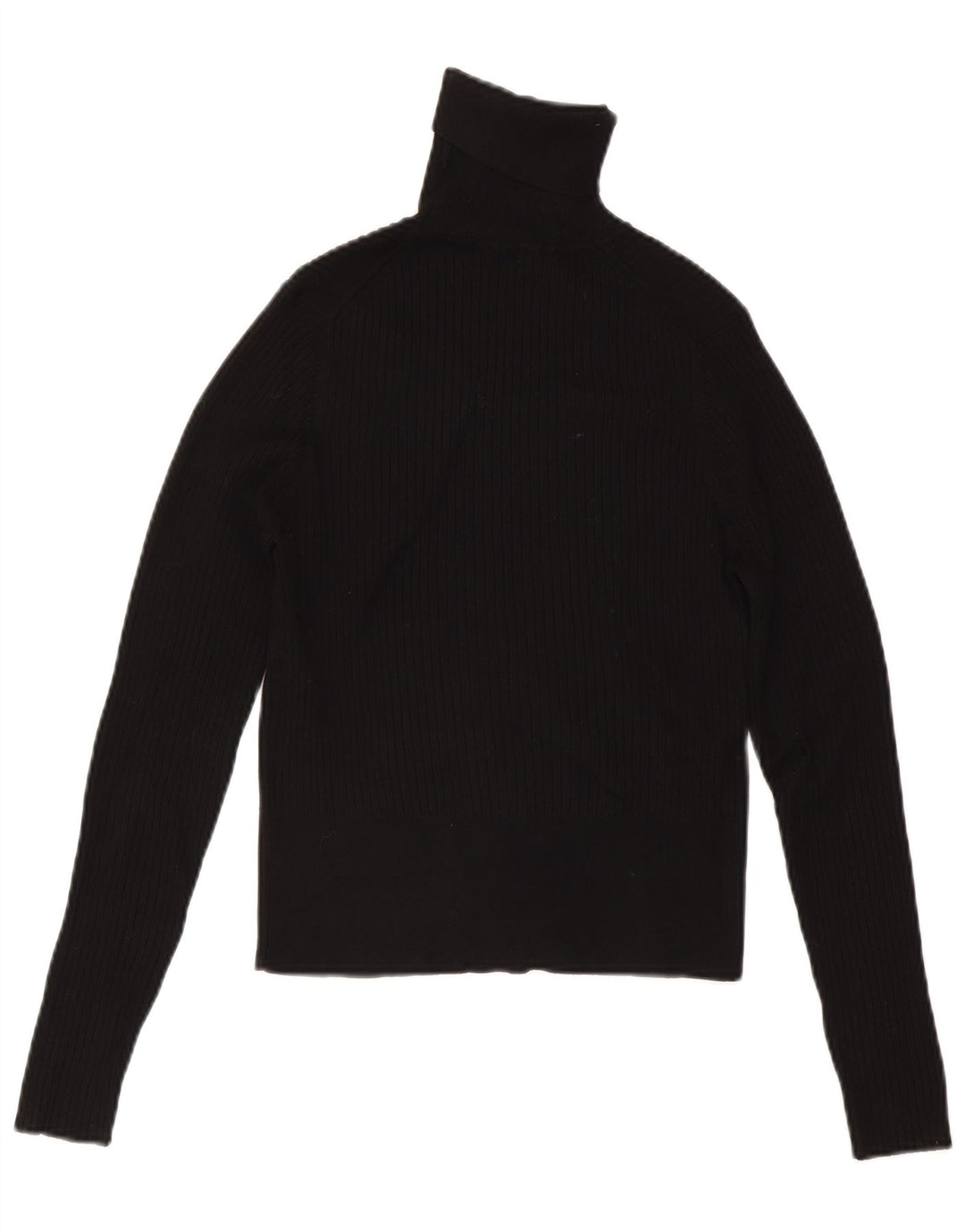 Pulover cu gât rulat Zara pentru femei UK 14 mare negru