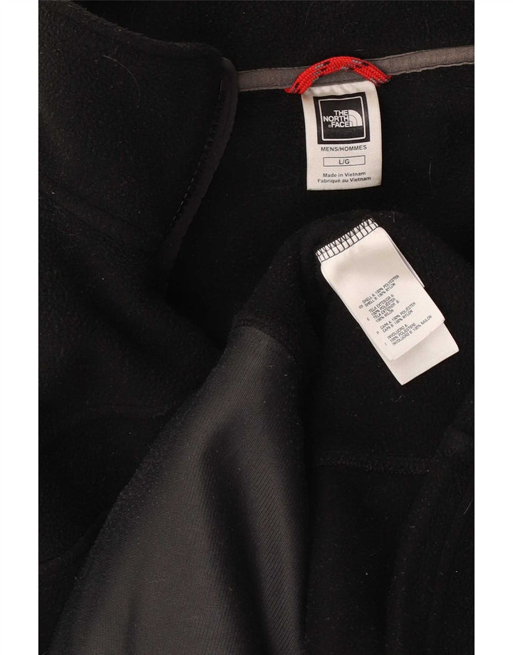 The North Face Mens Liner Fleece Jacket UK 40 Large Black Poliester