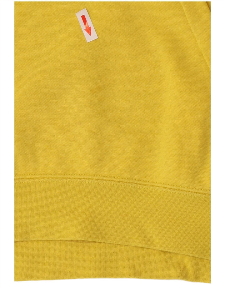 Pulover Nike pentru bărbați, bumbac, galben mare