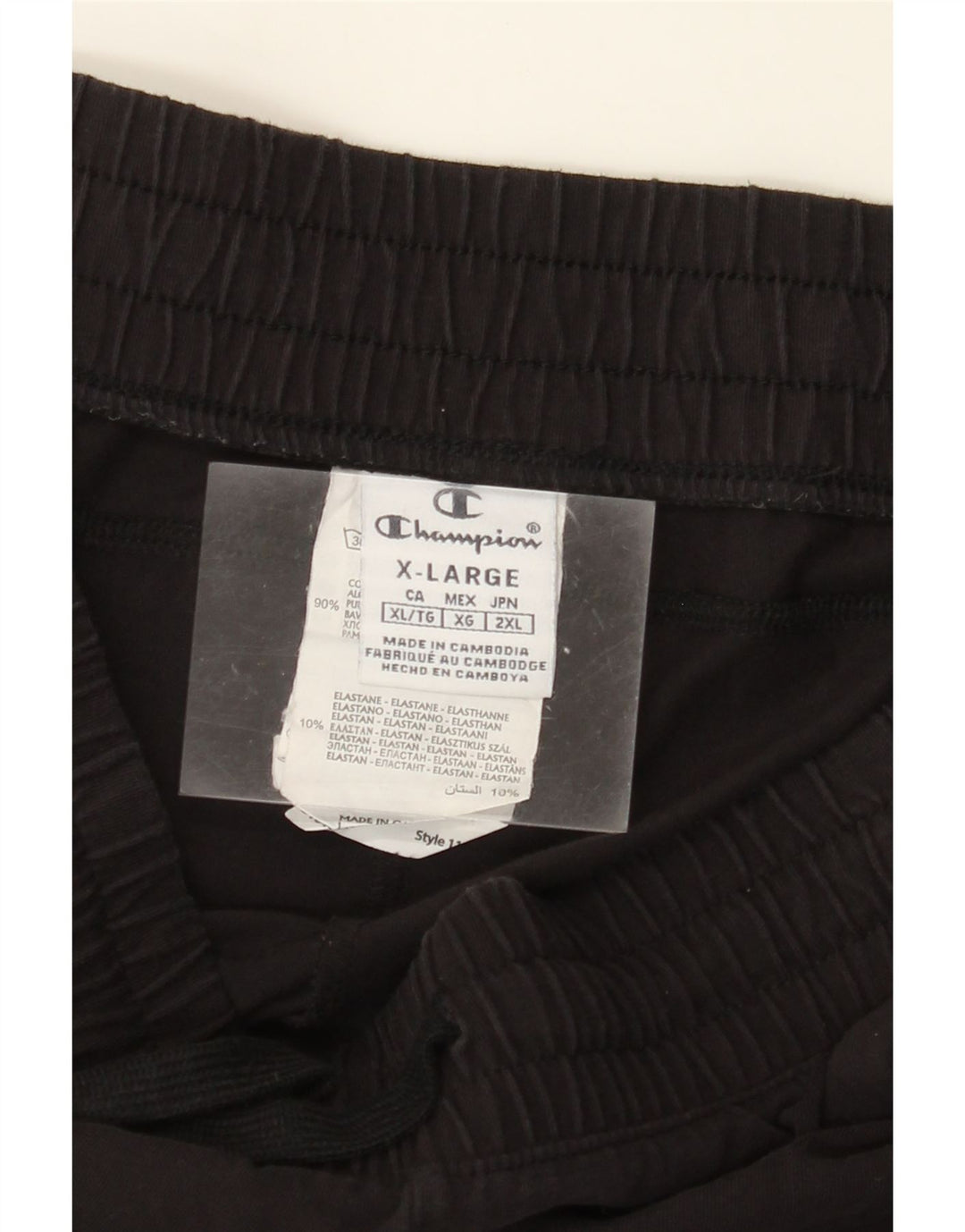 Pantaloni de trening Capri pentru femei CHAMPION UK 18 XL bumbac negru
