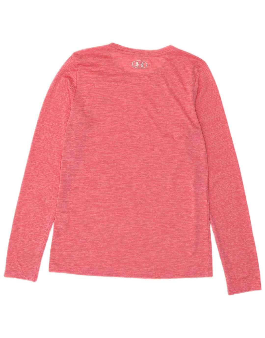 UNDER ARMOUR pentru femei Heat Gear Top cu mânecă lungă UK 10 Small Pink Flecked